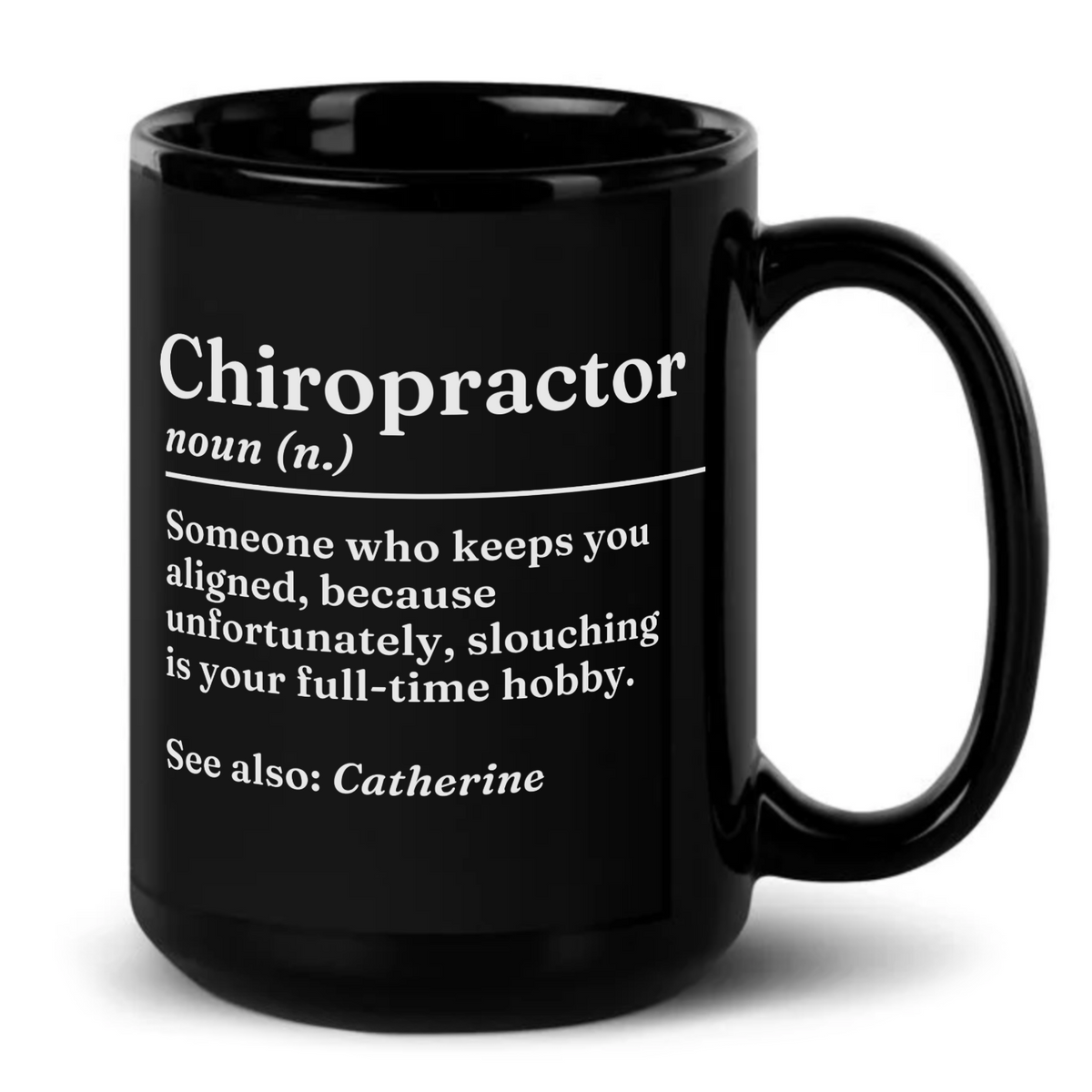 Personalised Funny Chiropractor Definition Mug