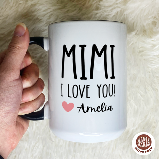 Personalized Mimi Grandmother Coffee Mug