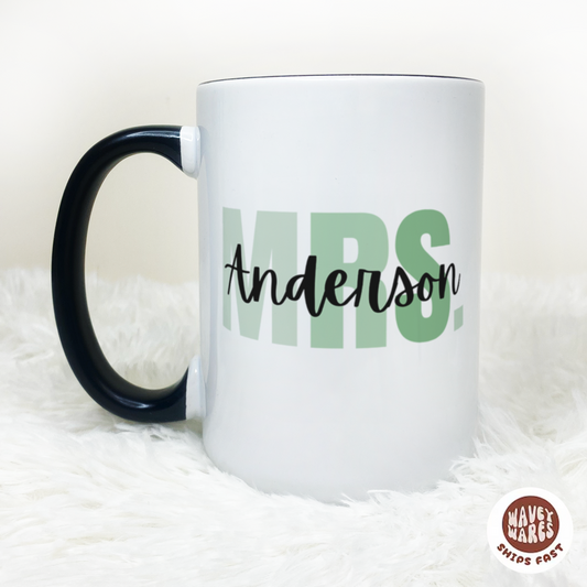 Personalized Mrs Coffee Mug
