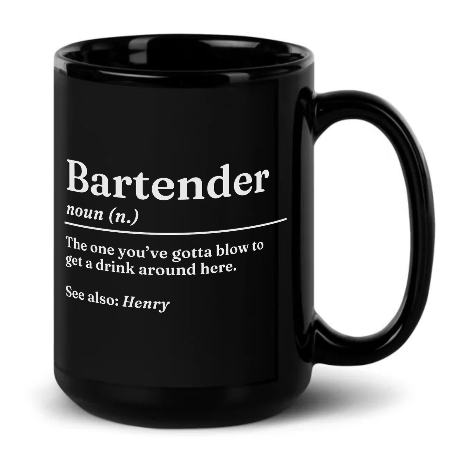 Personalised Funny Bartender Definition Mug