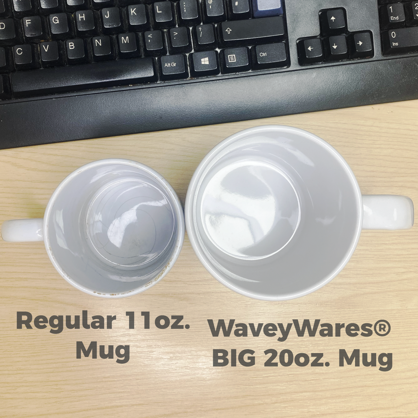 WaveyWares® 20oz. Personalized BIG Coffee Mug