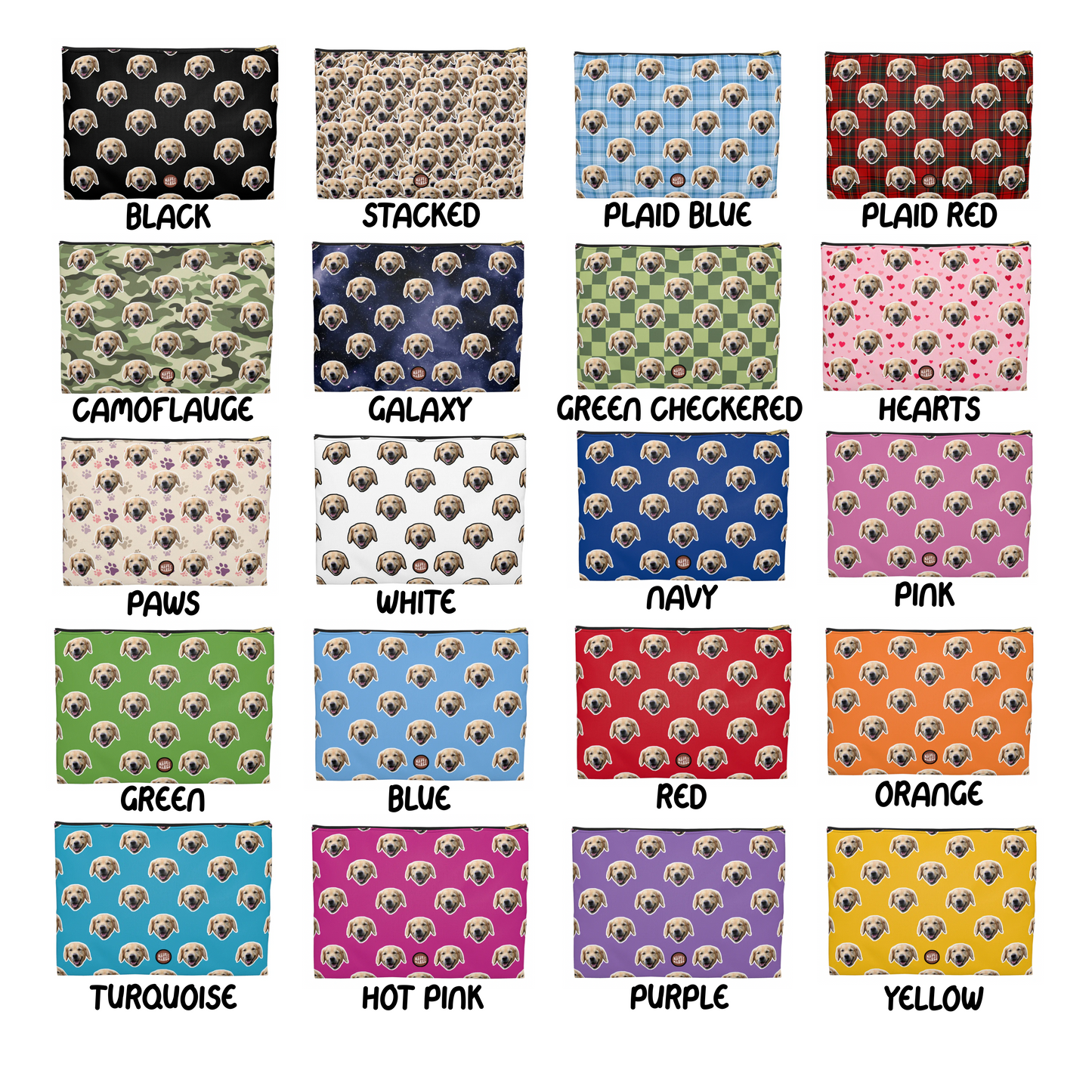 WaveyWares® Custom Pet Zip Bag