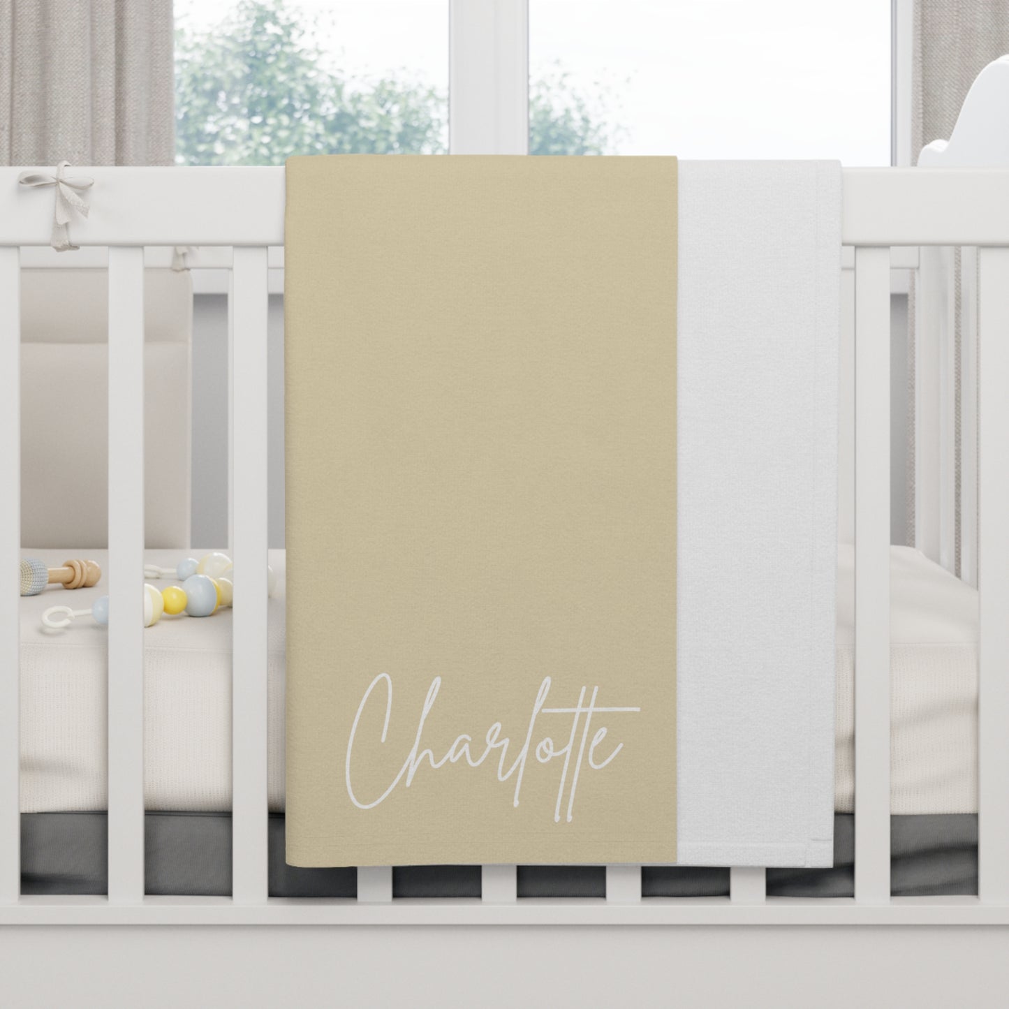 Personalized Baby Name Fleece Blanket