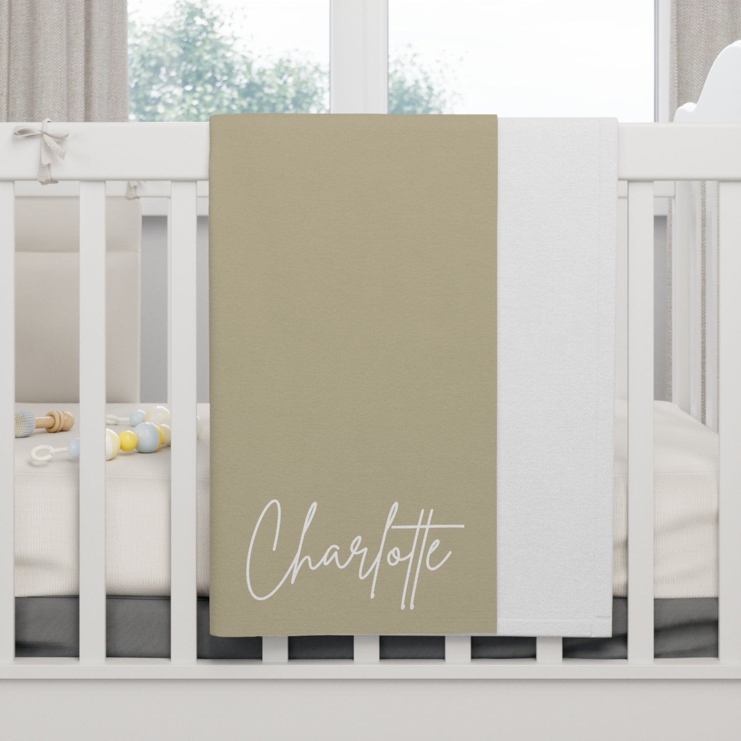 Personalized Baby Name Fleece Blanket