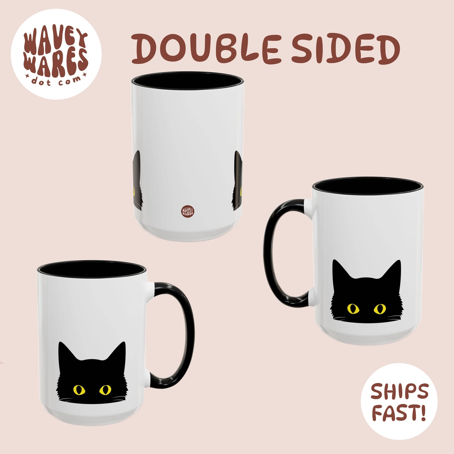 double sided background coffee mug waveywares wavey wares wavywares wavy wares