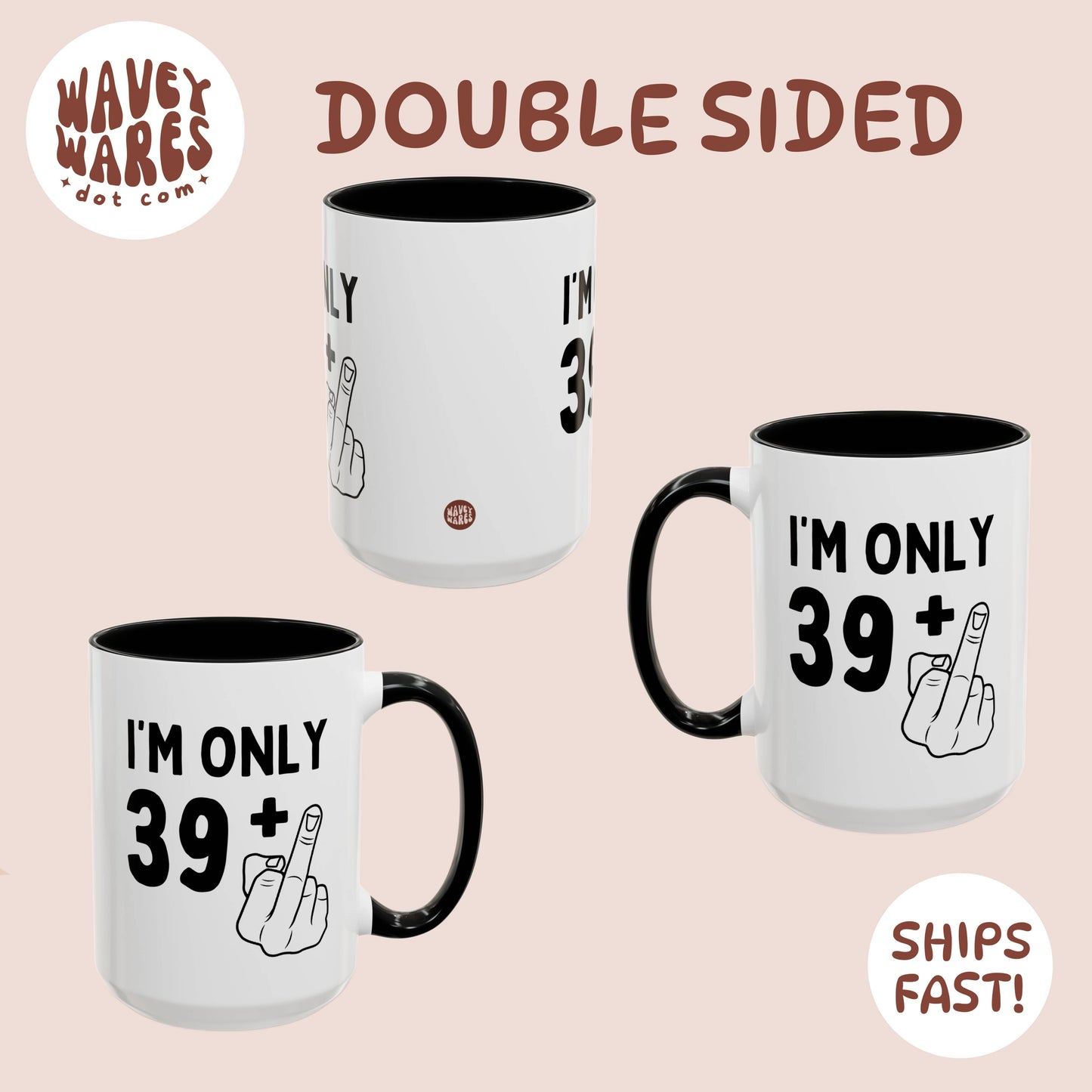 double sided background coffee mug waveywares wavey wares wavywares wavy wares