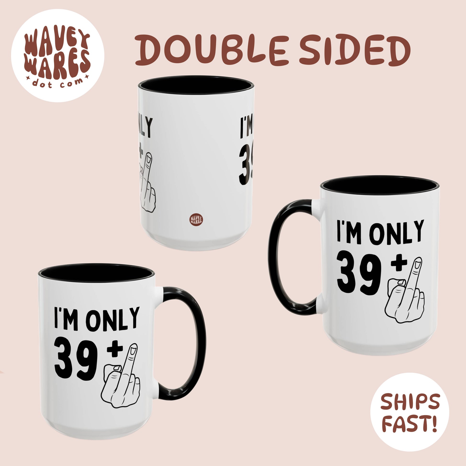 double sided background coffee mug waveywares wavey wares wavywares wavy wares