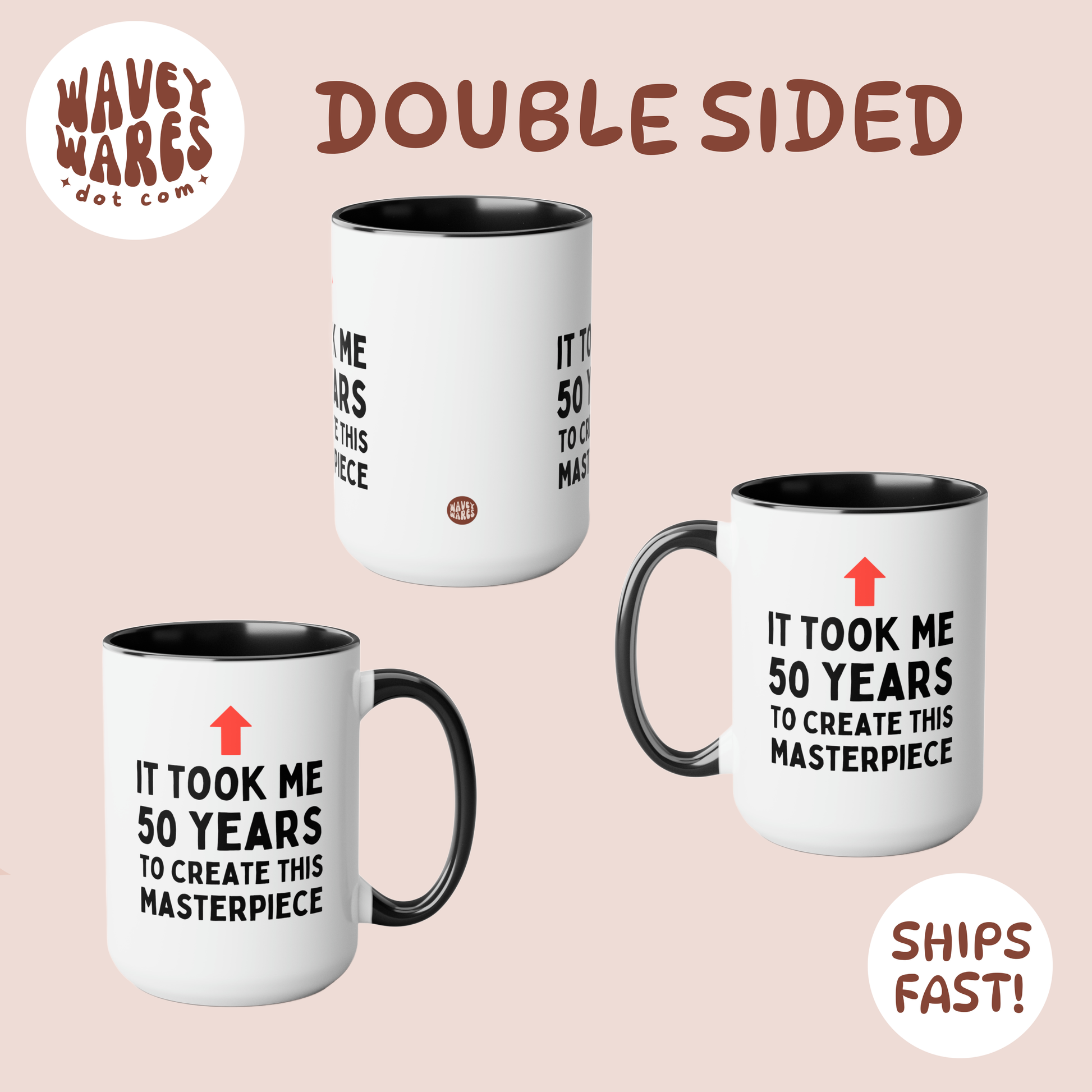 double sided background coffee mug waveywares wavey wares wavywares wavy wares