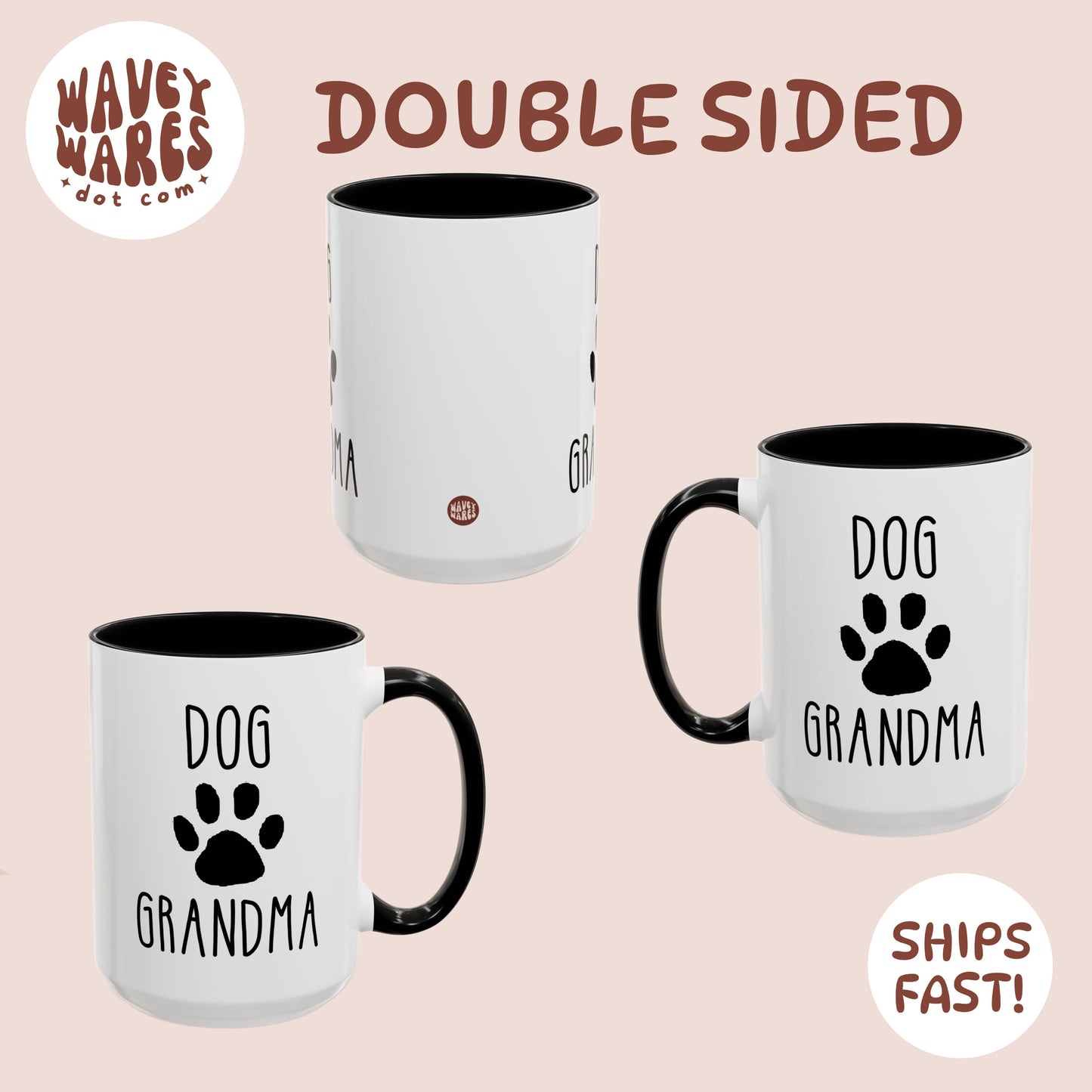 double sided background coffee mug waveywares wavey wares wavywares wavy wares