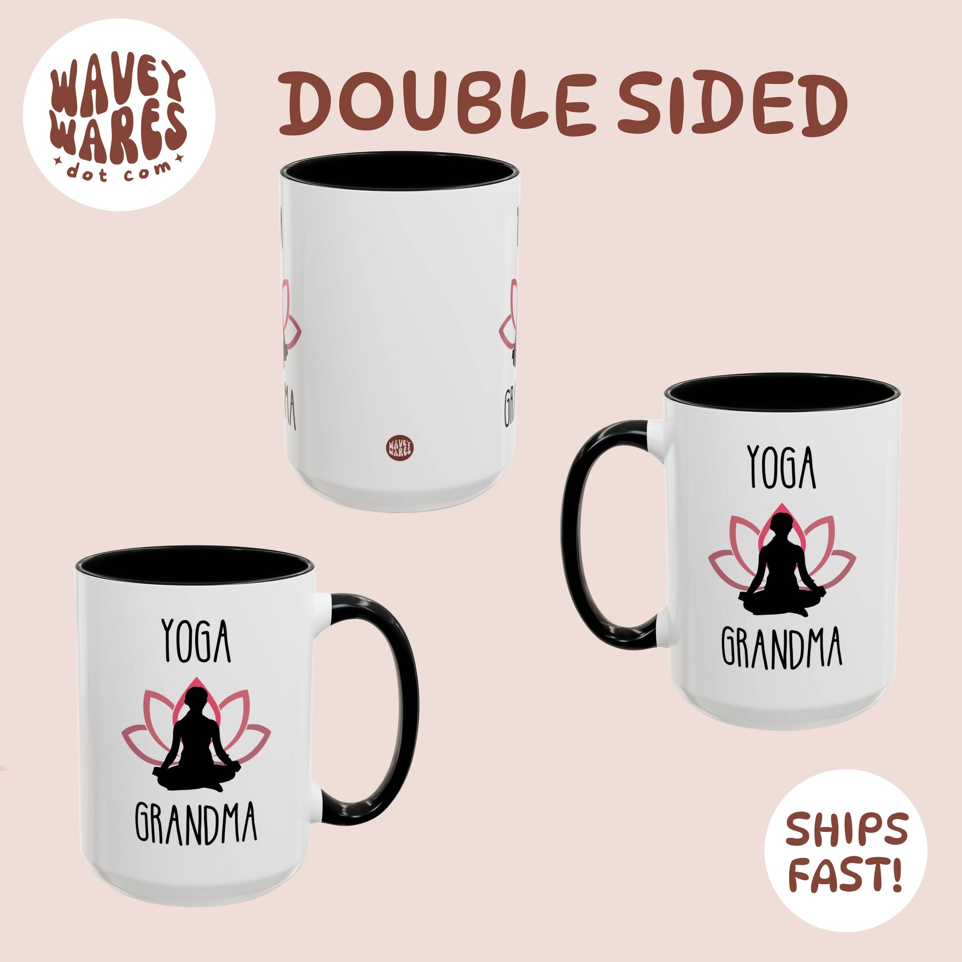 double sided background coffee mug waveywares wavey wares wavywares wavy wares