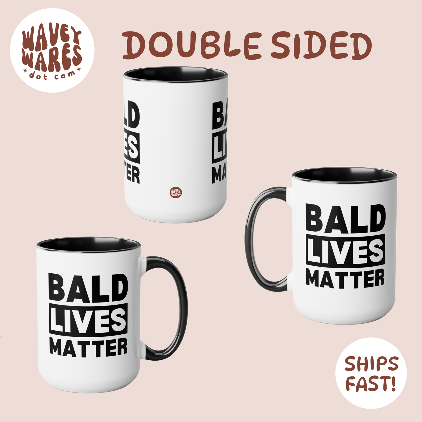 double sided background coffee mug waveywares wavey wares wavywares wavy wares