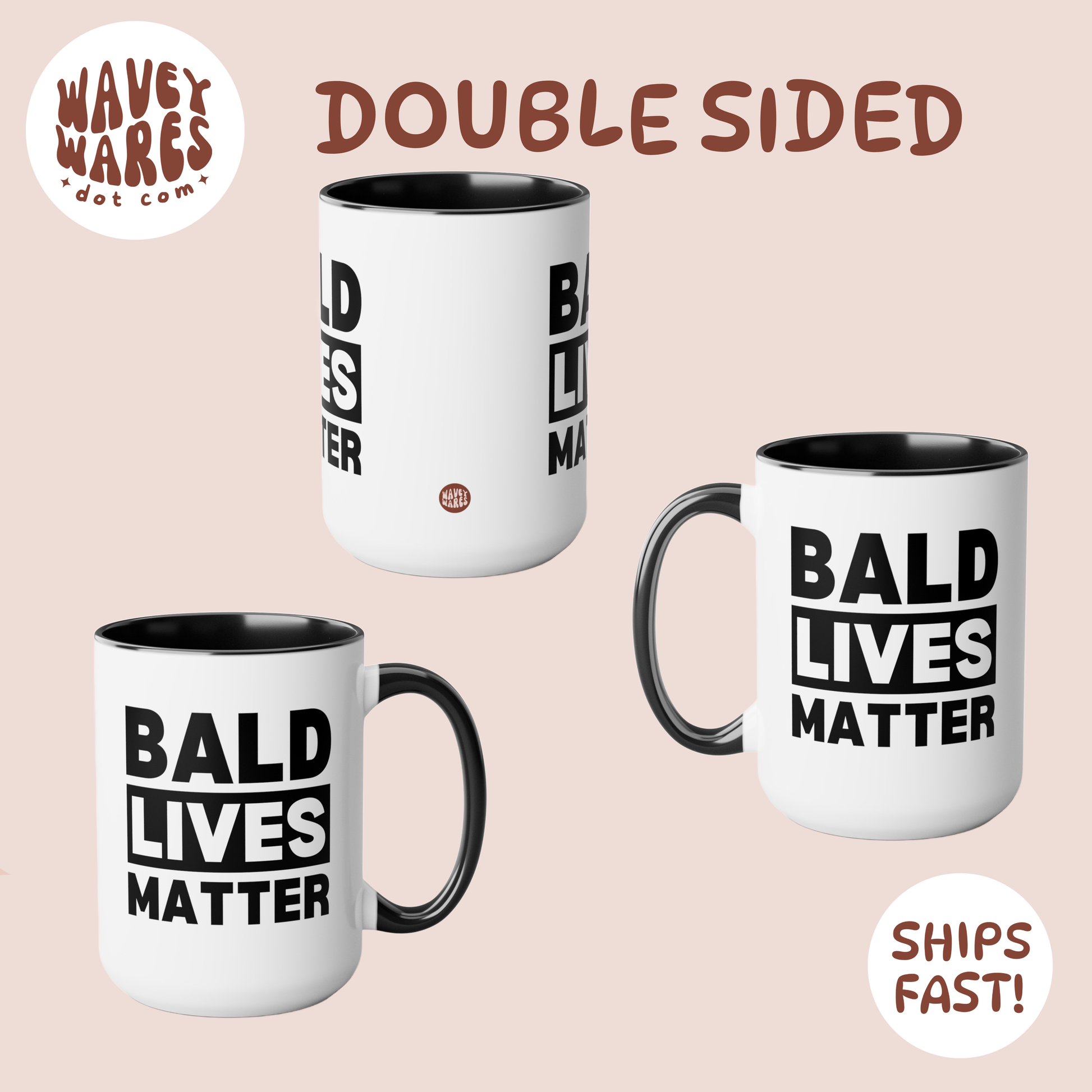 double sided background coffee mug waveywares wavey wares wavywares wavy wares