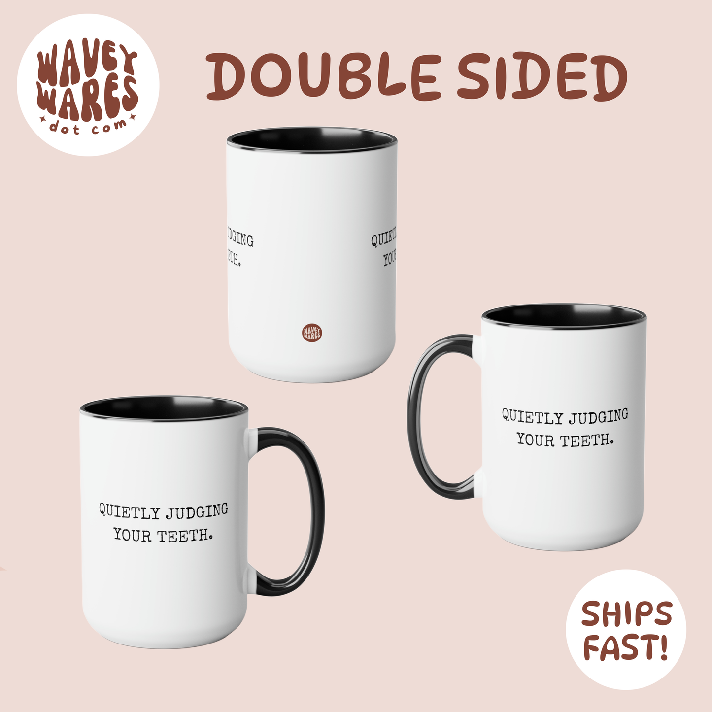 double sided background coffee mug waveywares wavey wares wavywares wavy wares