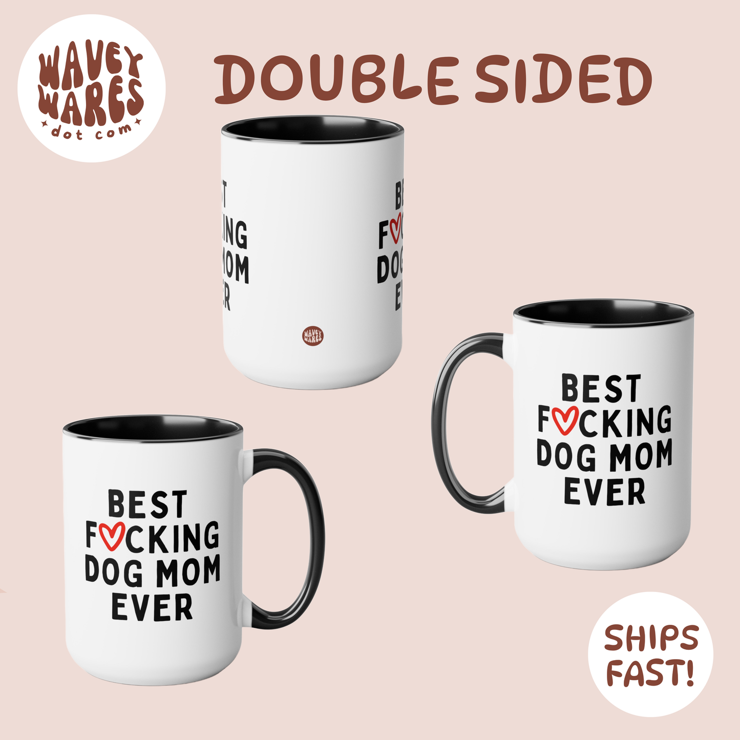 double sided background coffee mug waveywares wavey wares wavywares wavy wares
