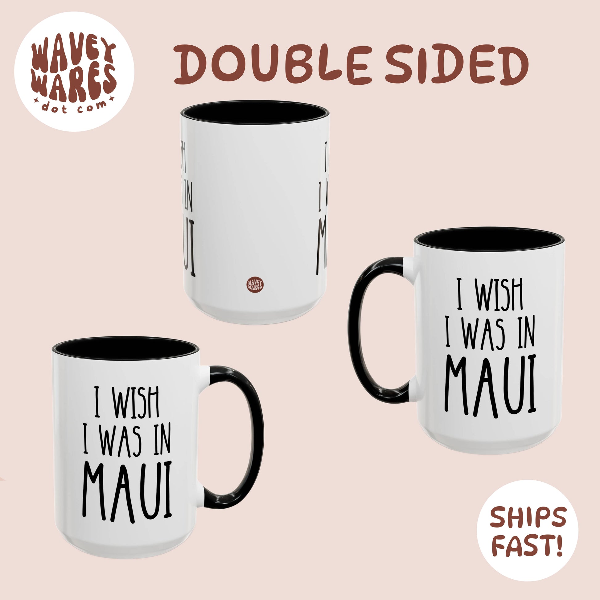 double sided background coffee mug waveywares wavey wares wavywares wavy wares