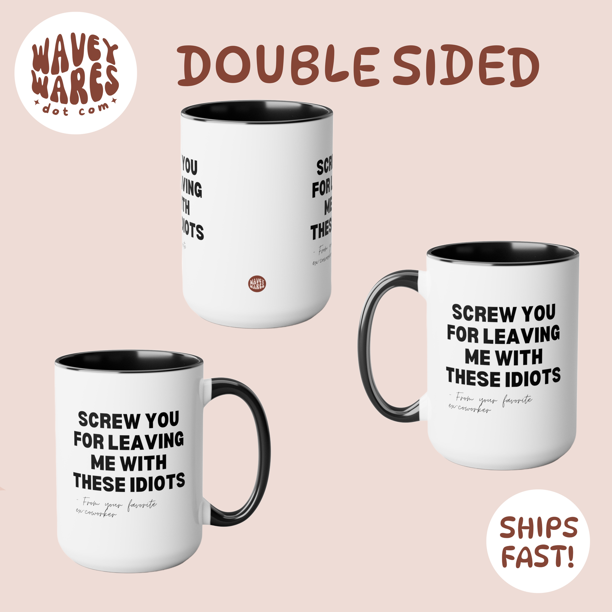 double sided background coffee mug waveywares wavey wares wavywares wavy wares