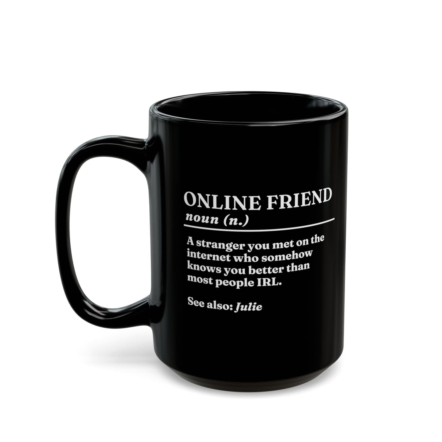 Personalised Online Friend Definition Mug