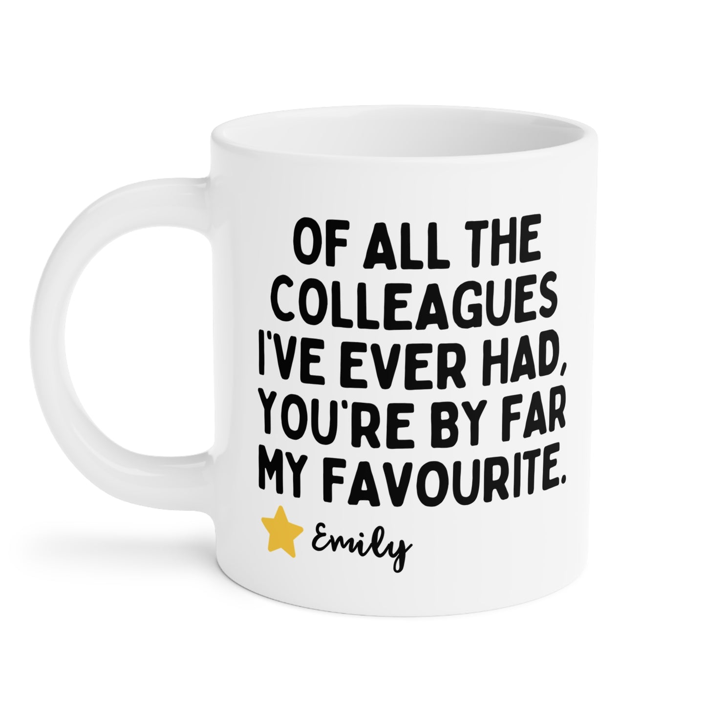 Personalised Work Bestie Birthday Leaving Gift Mug