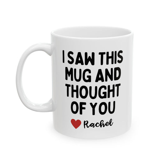 Personalised Thought Of You Mug