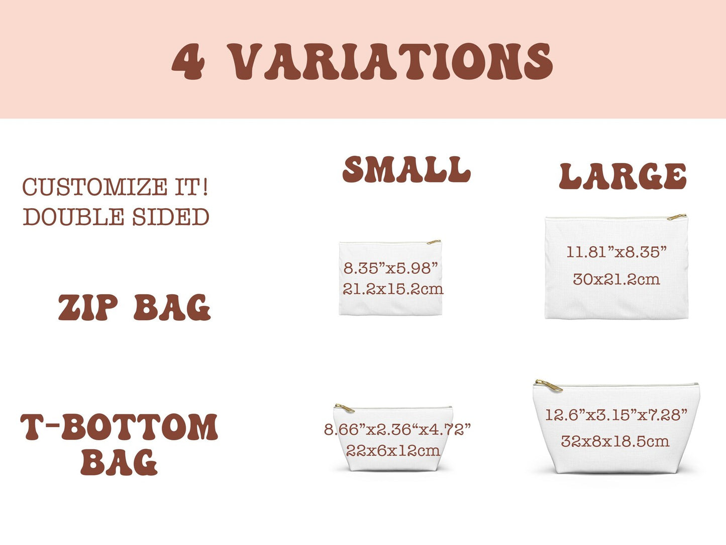 WaveyWares® Custom Pet Zip Bag