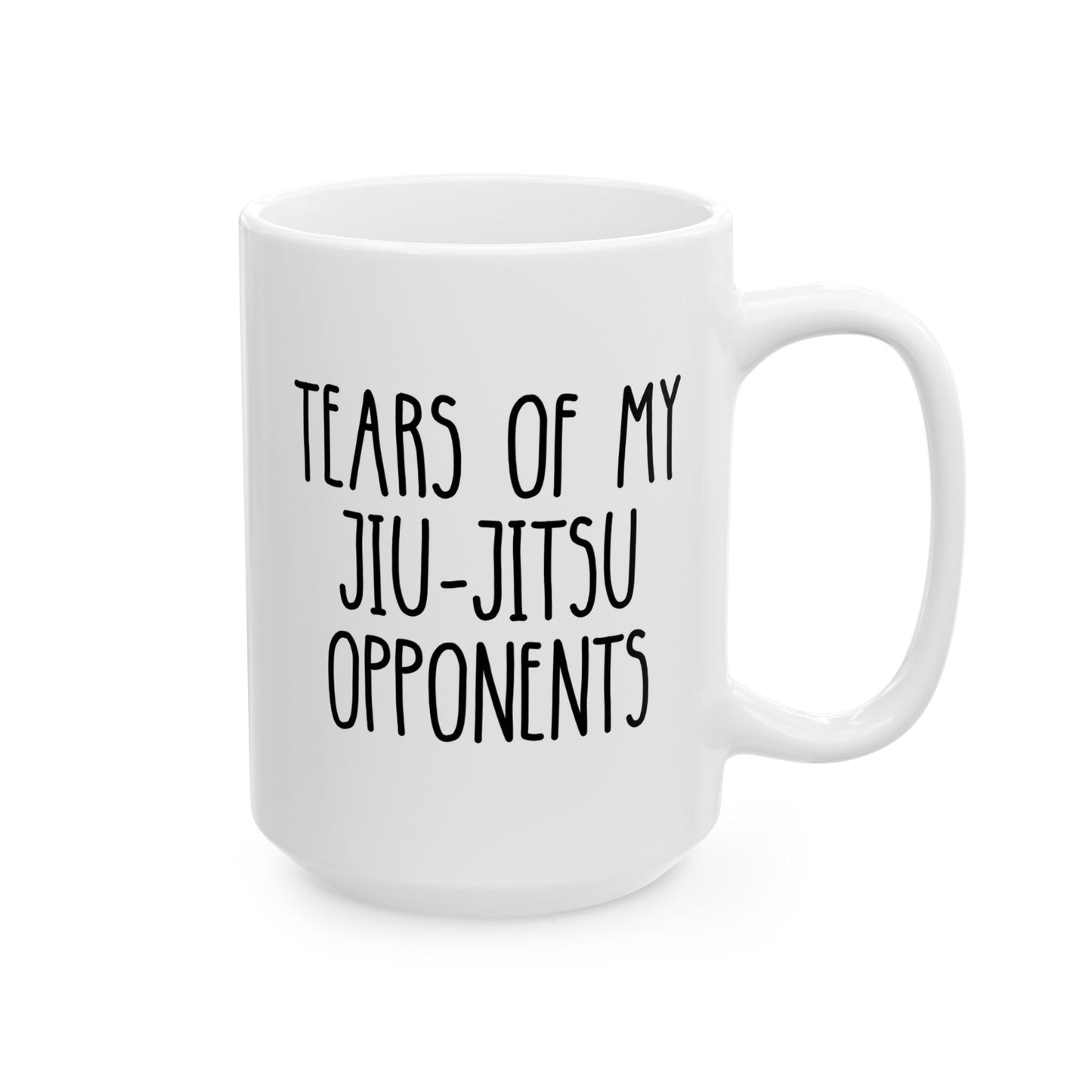 Tears Of My Jiu-Jitsu Opponents 15oz white funny large coffee mug gift for jujutsu mom mama martial arts BJJ athlete birthday Christmas occasion waveywares wavey wares wavywares wavy wares