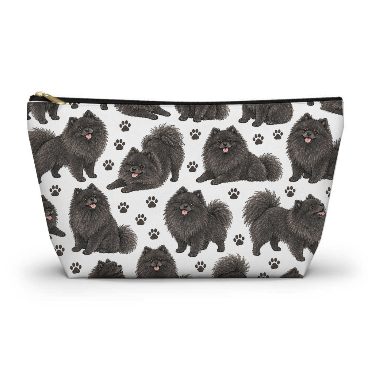 Black Pomeranians Toiletry Bag