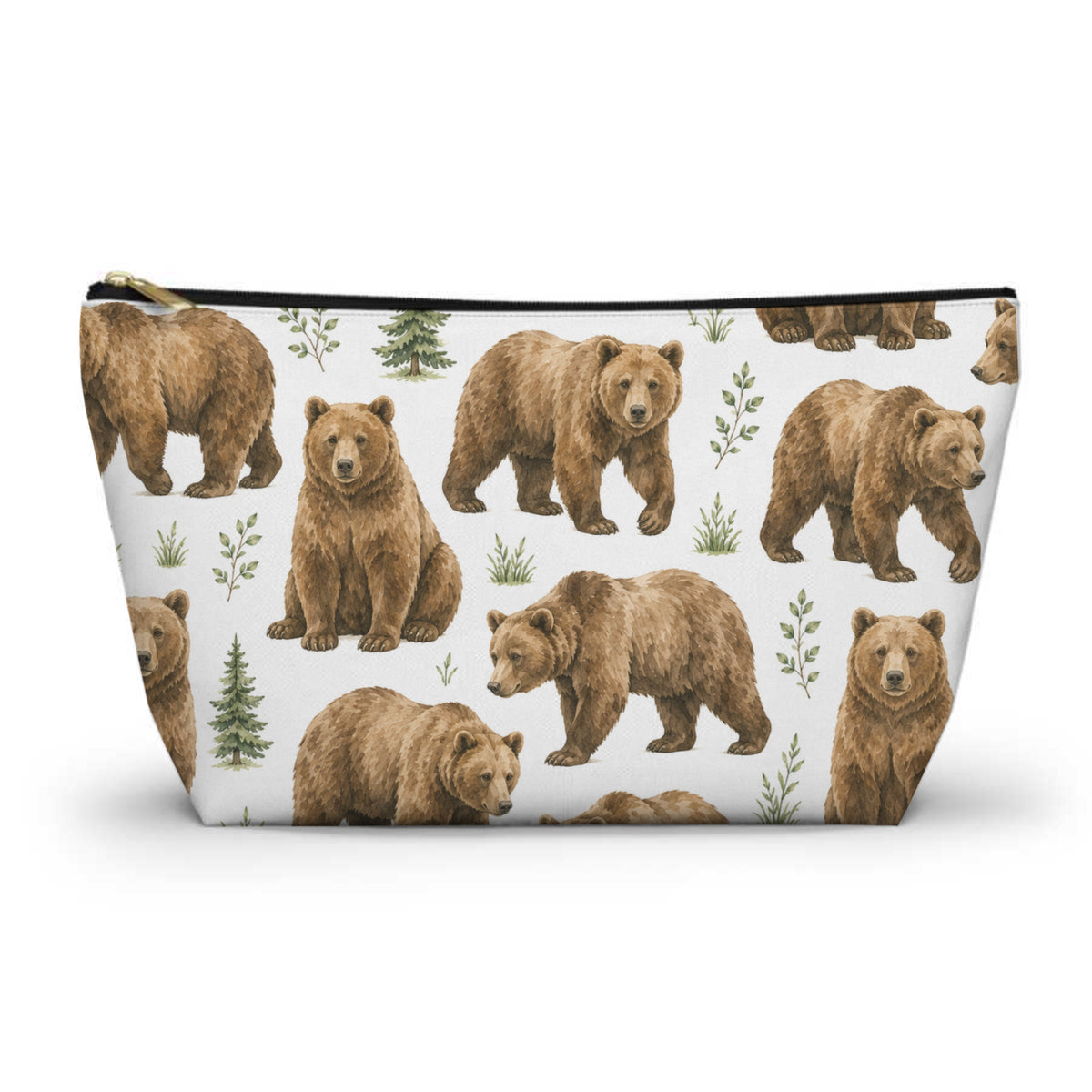 Brown Bears Toiletry Bag