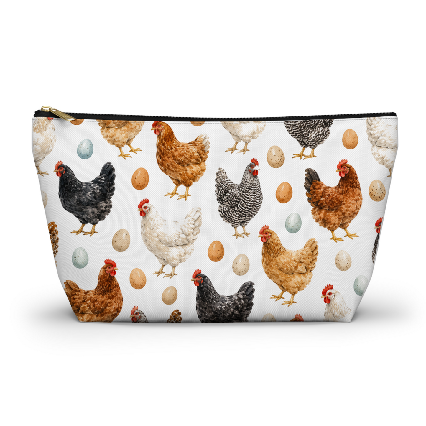 Chickens Pattern Cosmetic Bag