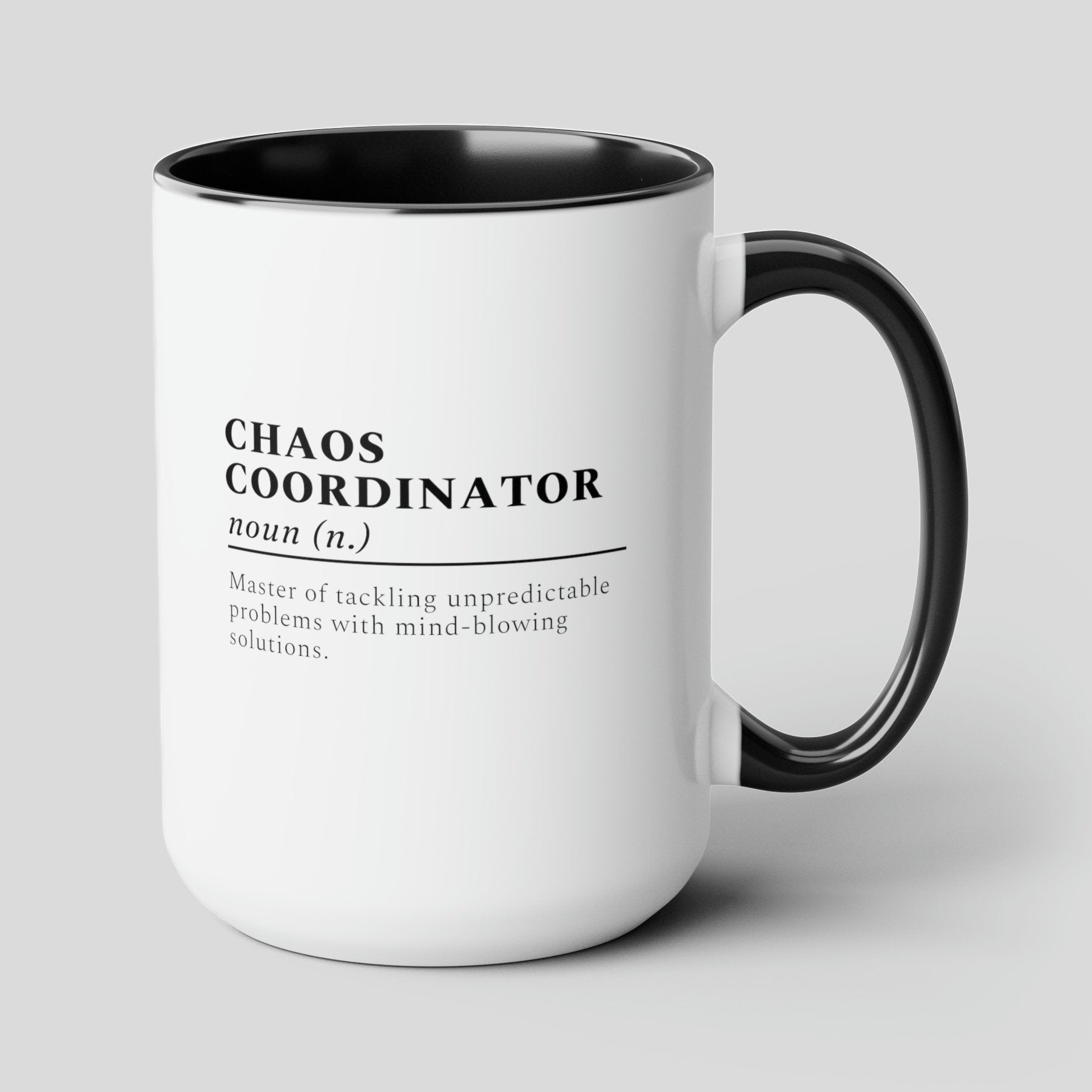 FLEXISAVVY Chaos Coordinator Mug Cup - Office Mug Chaos FLEXISAVVY Chaos Coordinator Mug Cup - Office Mug Chaos