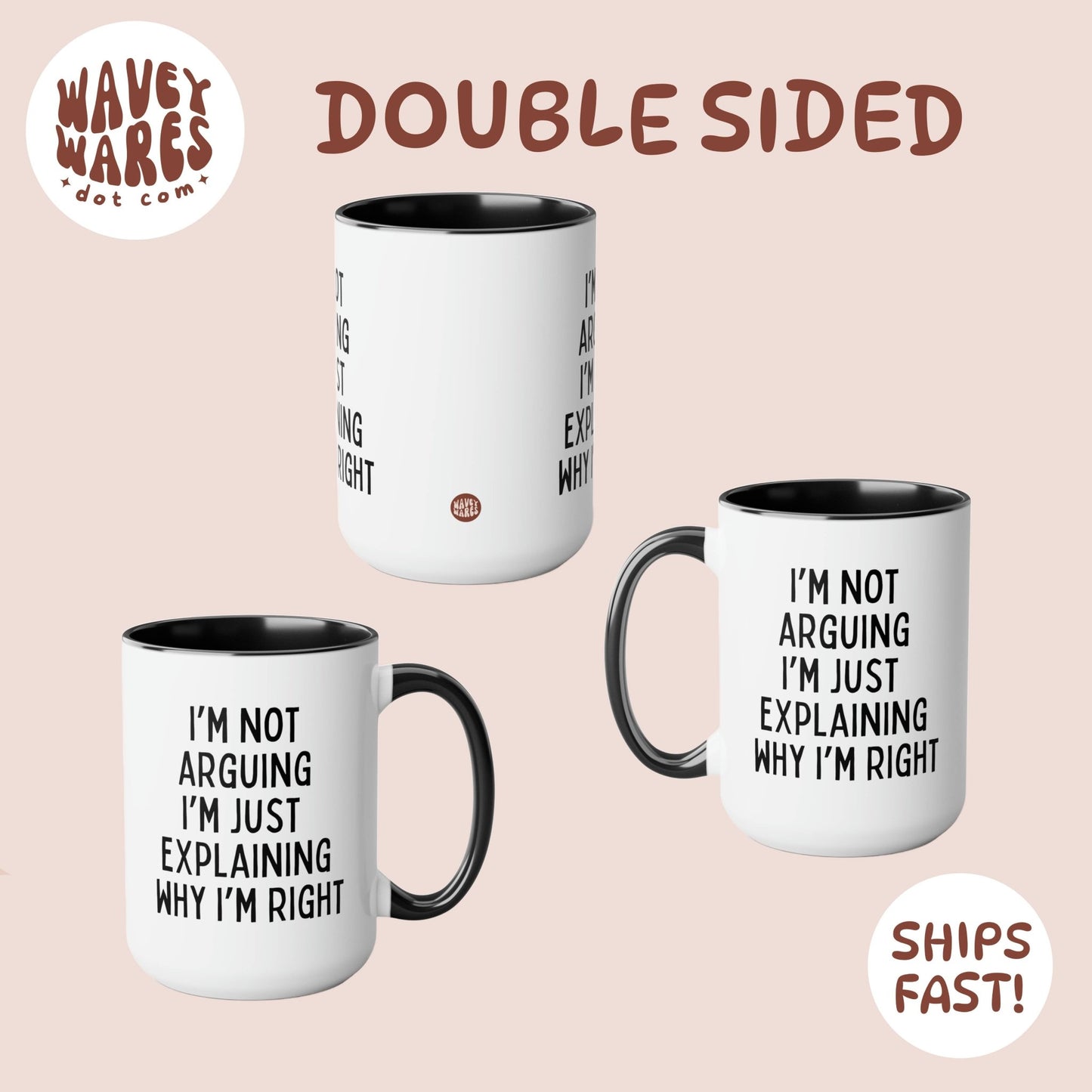 double sided background coffee mug waveywares wavey wares wavywares wavy wares