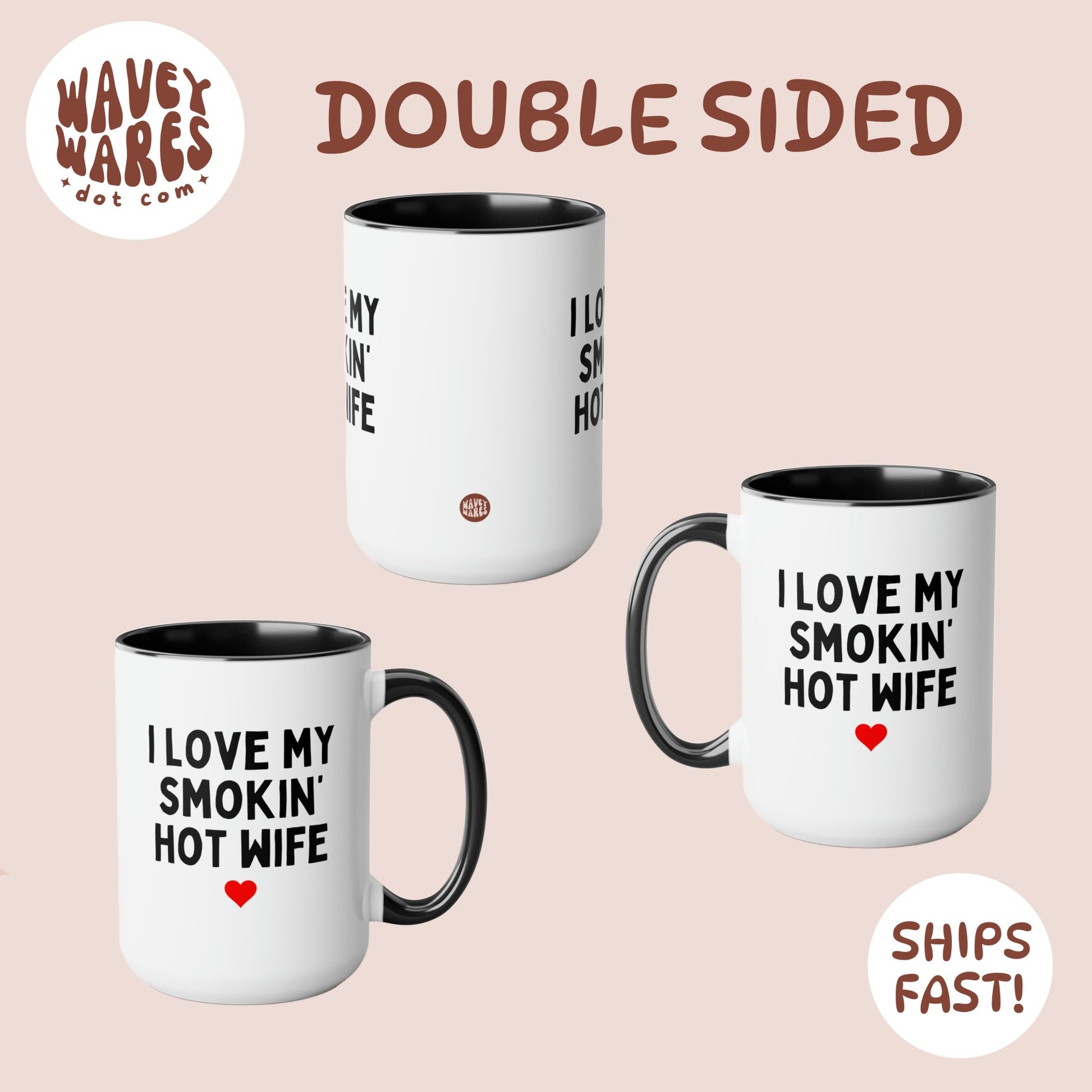 double sided background coffee mug waveywares wavey wares wavywares wavy wares