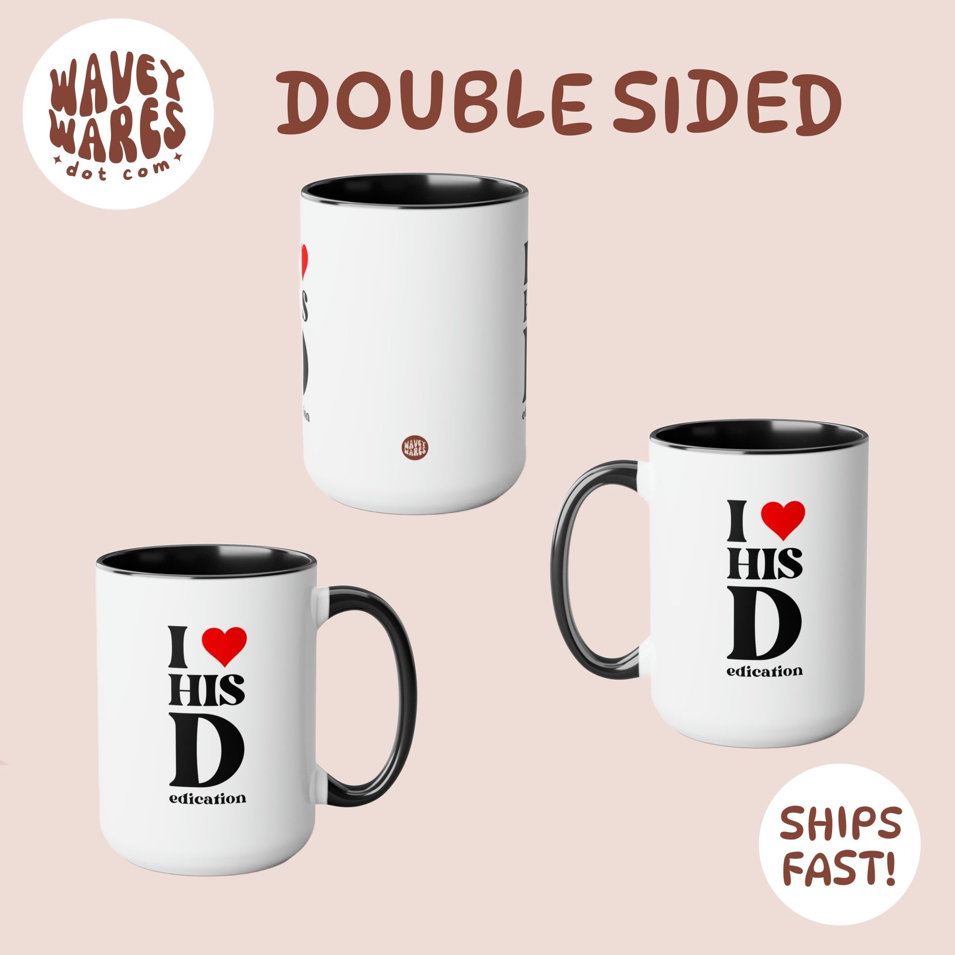 double sided background coffee mug waveywares wavey wares wavywares wavy wares
