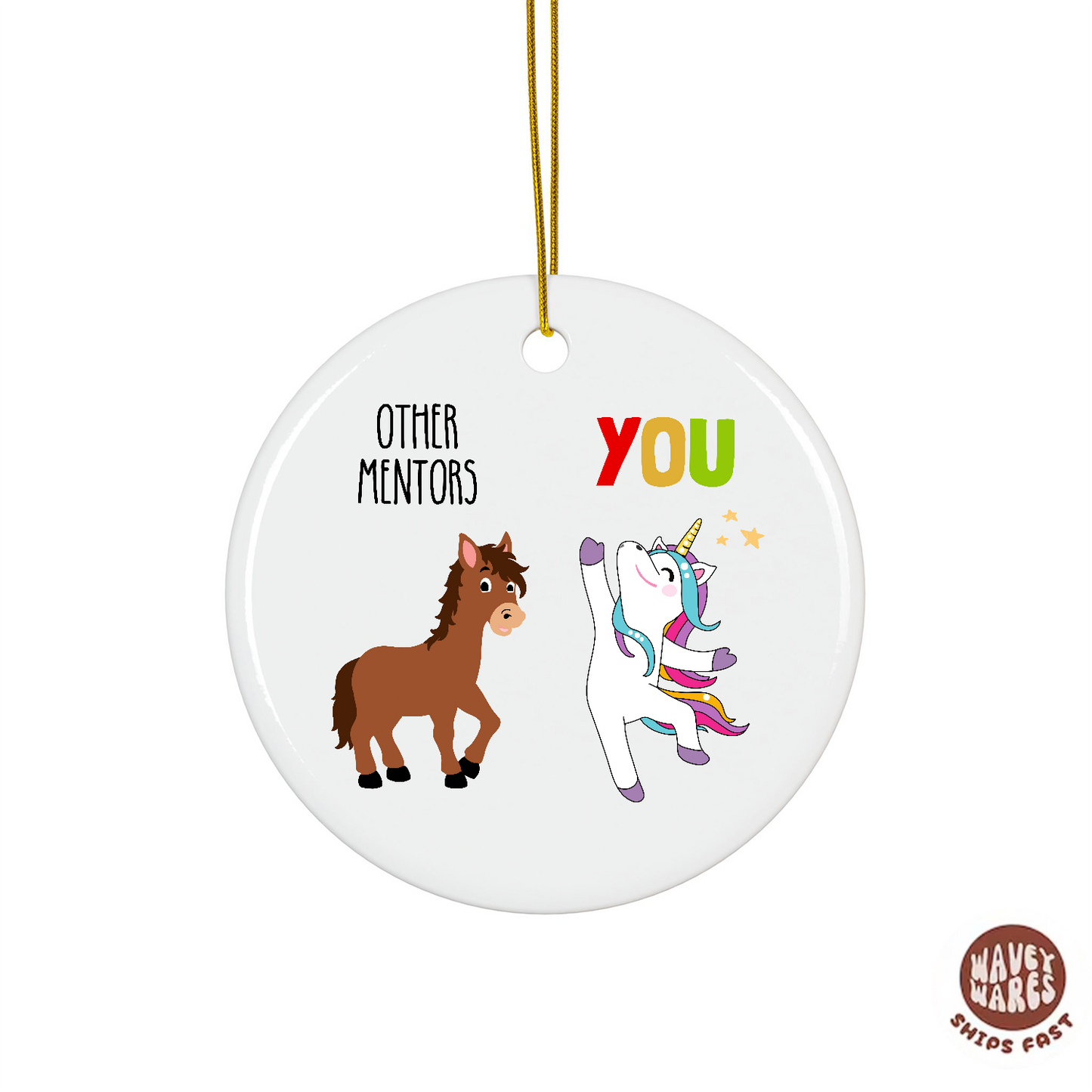 Other Mentors vs You Funny Ornament