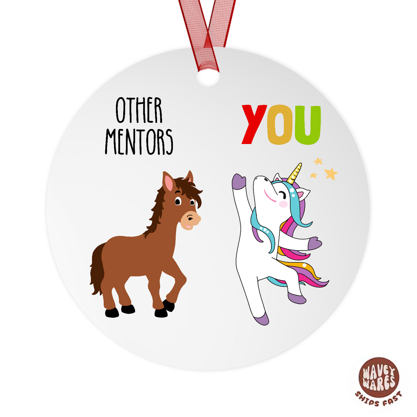 Other Mentors vs You Funny Ornament