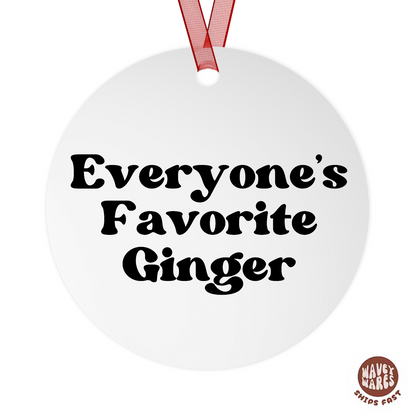 Everyone's Favorite Ginger Funny Ornament