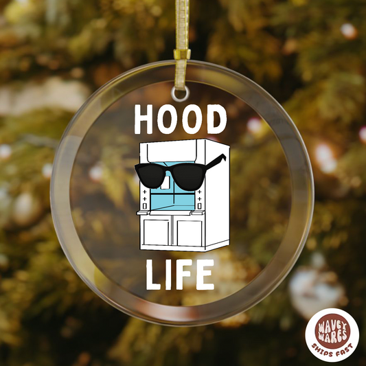 Hood Life Funny Science Ornament