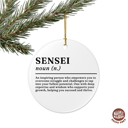 Sensei Definition Ornament