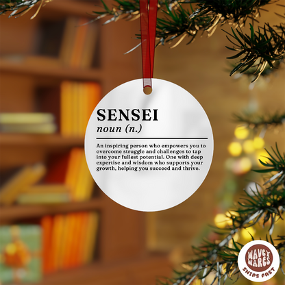 Sensei Definition Ornament