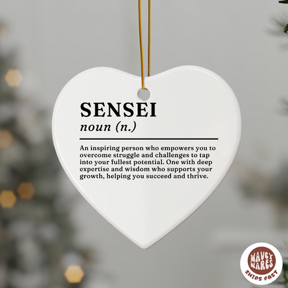 Sensei Definition Ornament