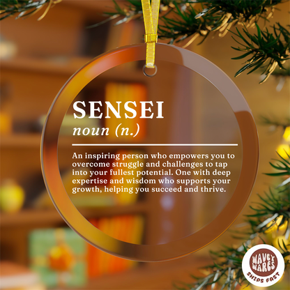 Sensei Definition Ornament