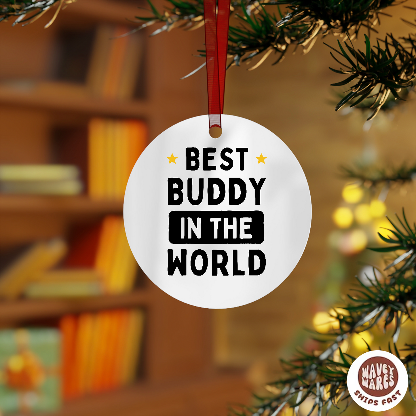 Best Buddy In The World Ornament