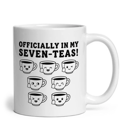 Officially In My Seven-Teas 70th Birthday Mug