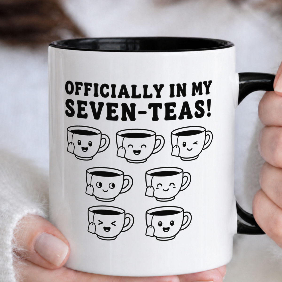 Officially In My Seven-Teas 70th Birthday Mug