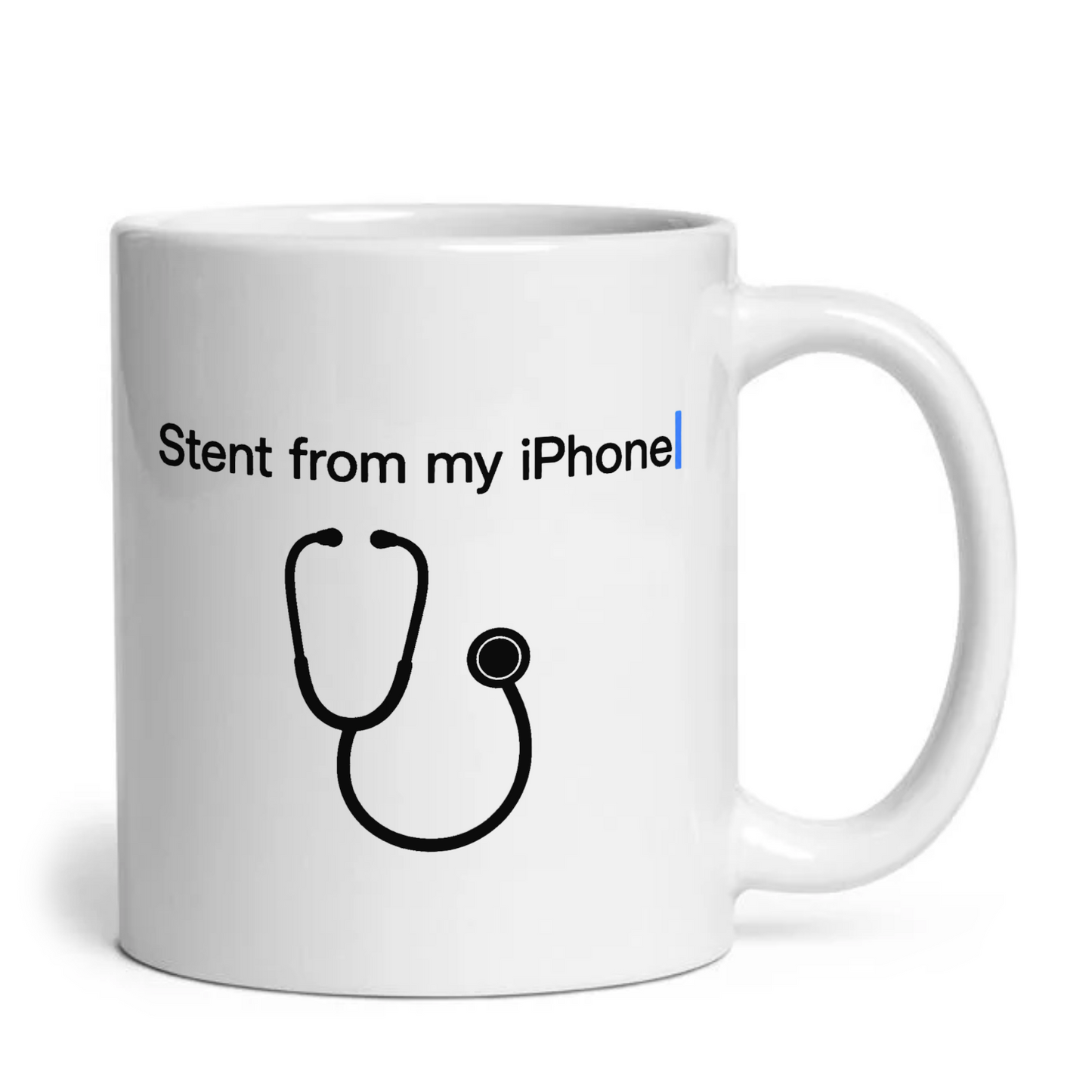 Stent From My iPhone Funny Cardiology Mug