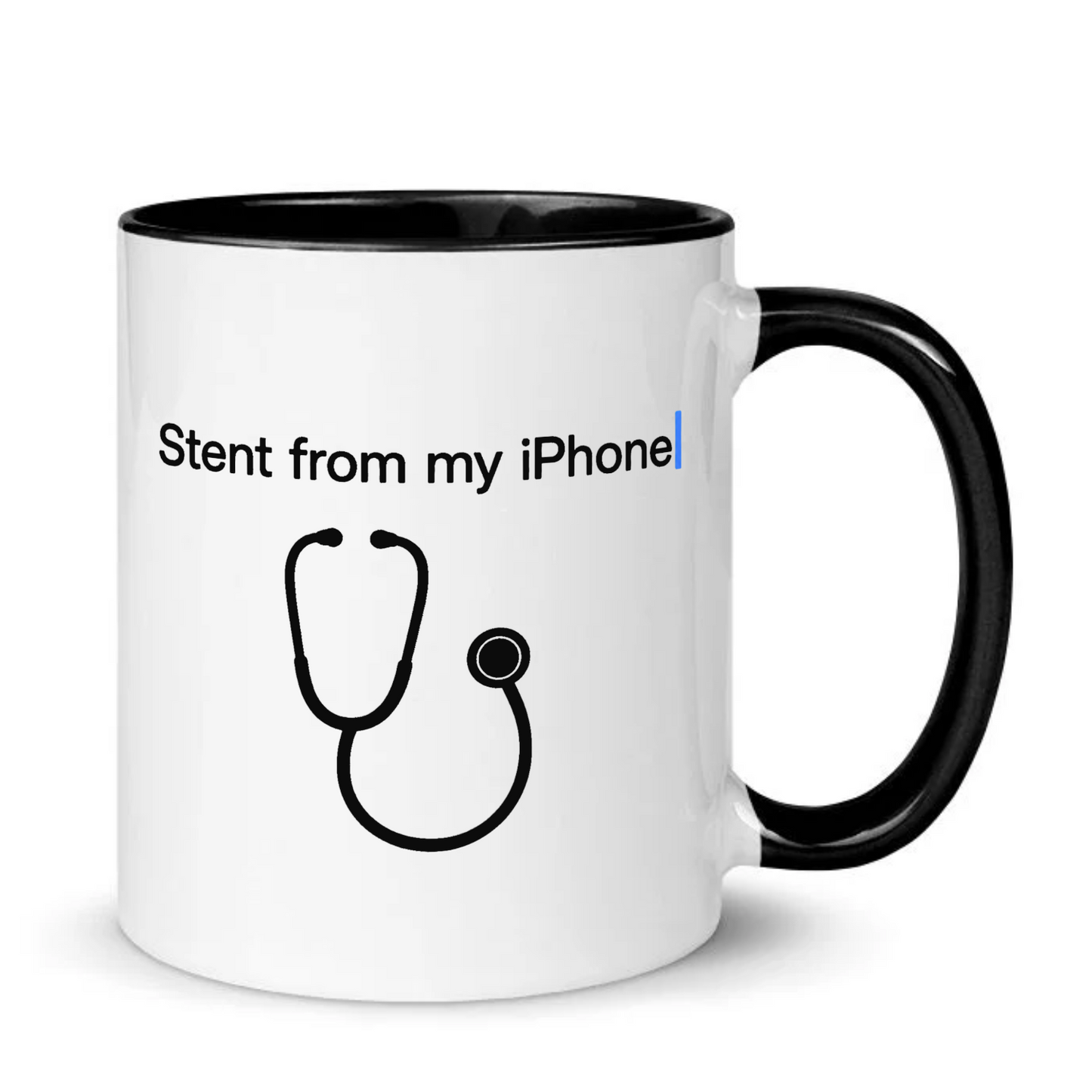 Stent From My iPhone Funny Cardiology Mug