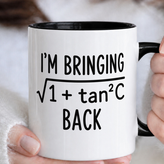 I'm Bringing Sqrt (1+tan2C) Back Funny Math Mug