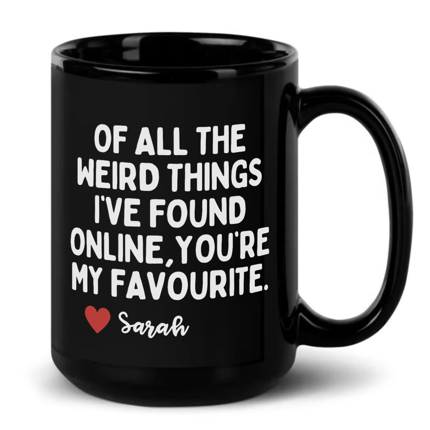 Personalised Of All the Weird Things I've Found Online Mug