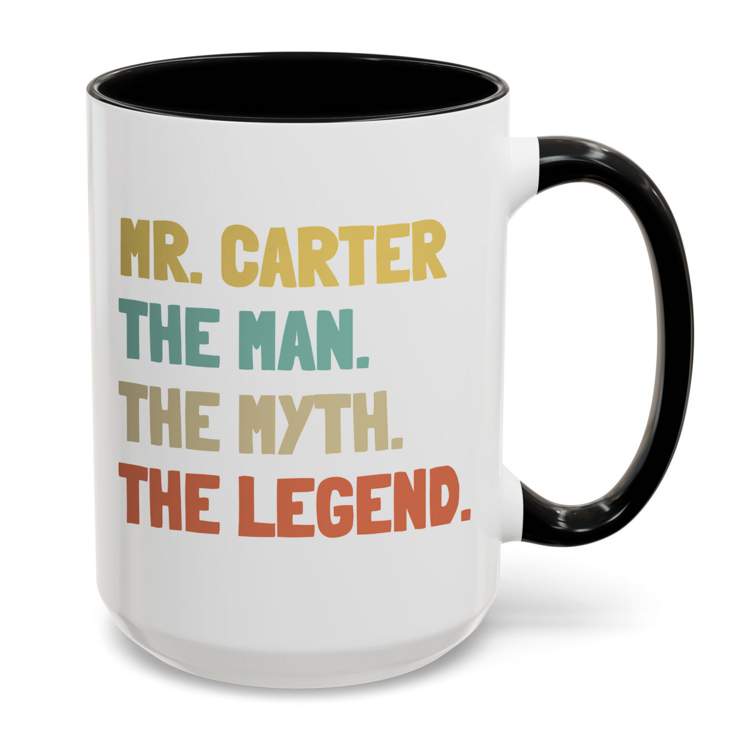 Personalised The Man The Myth The Legend Coffee Mug
