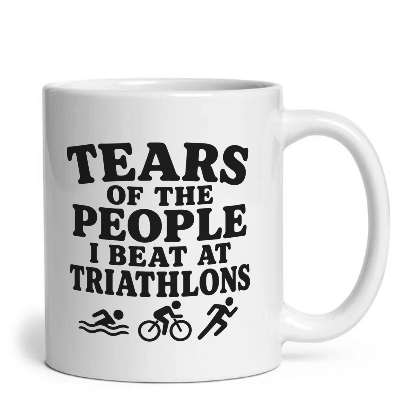 Tears Of The People I Beat At Triathlons Mug