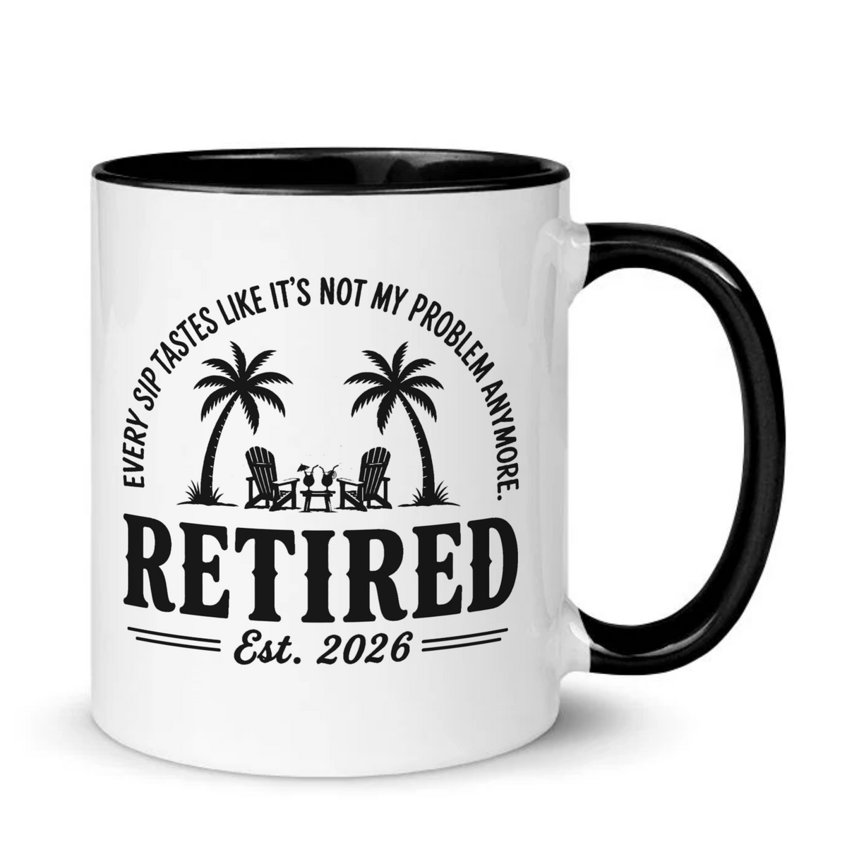 Personalised Retired Est. Mug
